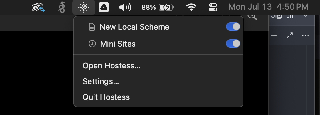 Toggle from anywhere